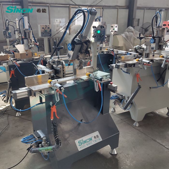 Automatic PVC Profile Water Slot Drilling Machine